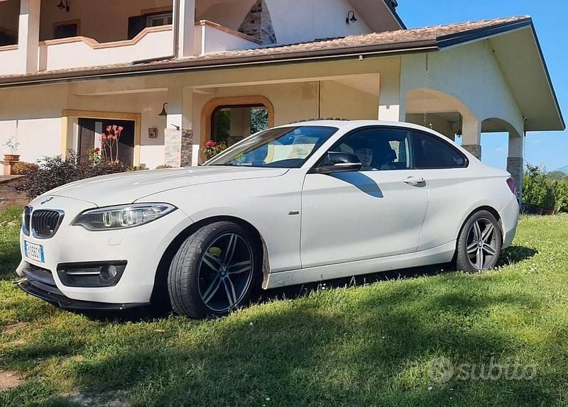 Usata BMW 218 Sport Line 2015 Bianco Coupé