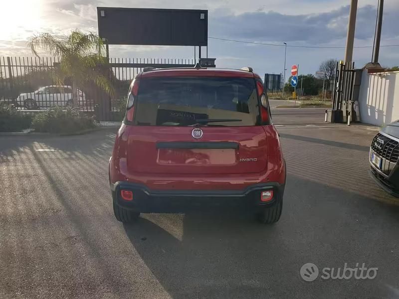 Nuova Fiat Panda S 2025 Rosso Utilitaria