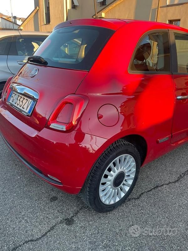 Usata Fiat 500 95 CV (69 kW) 2016 Rosso Coupé