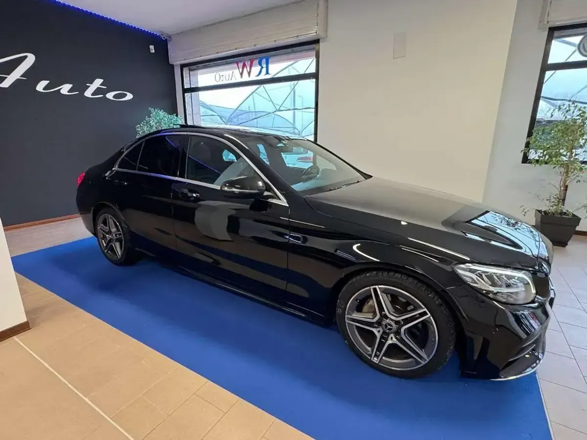 Usata Mercedes C200 Premium 150 CV (110 kW) 2019 Nero Berlina