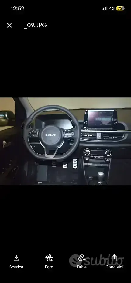 Usata Kia Picanto GT-Line 63 CV (46 kW) 2025 Verde Utilitaria