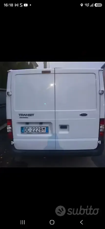 Usata Ford Transit 86 CV (63 kW) 2006 Bianco Berlina
