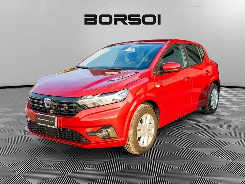 Rosso Usata 2022 Dacia Sandero Expression Tre volumi | 12.900 € (Buon prezzo) - Immagine 1/4