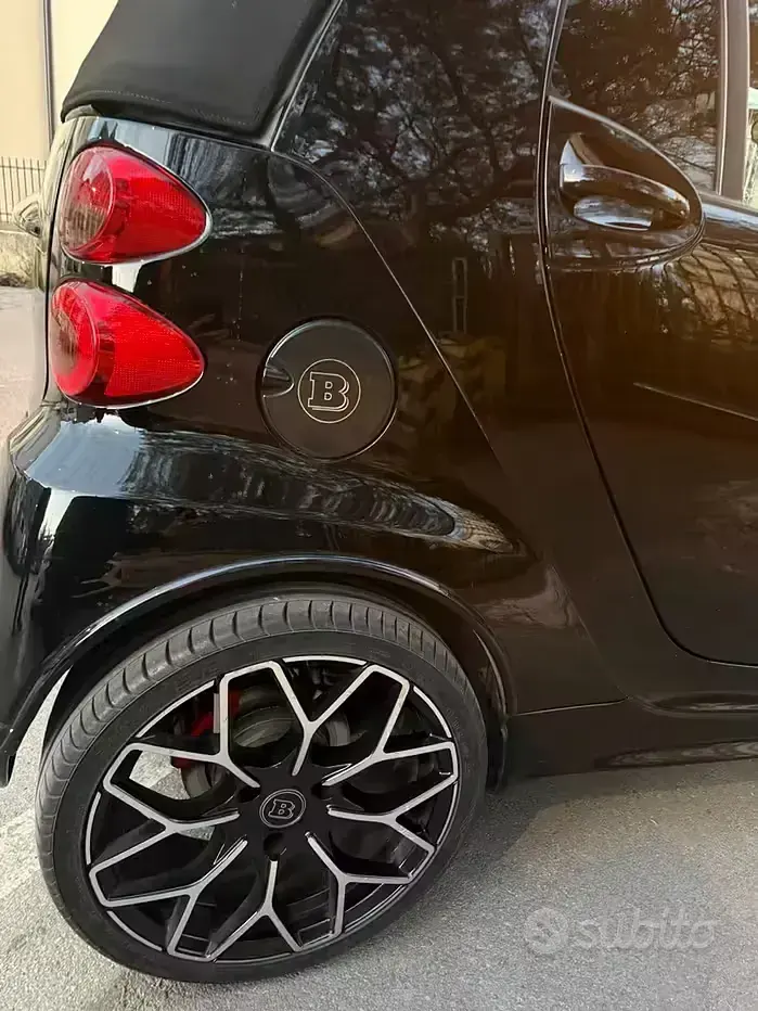 Usata Smart ForTwo Cabrio Brabus 2009 Nero Cabrio