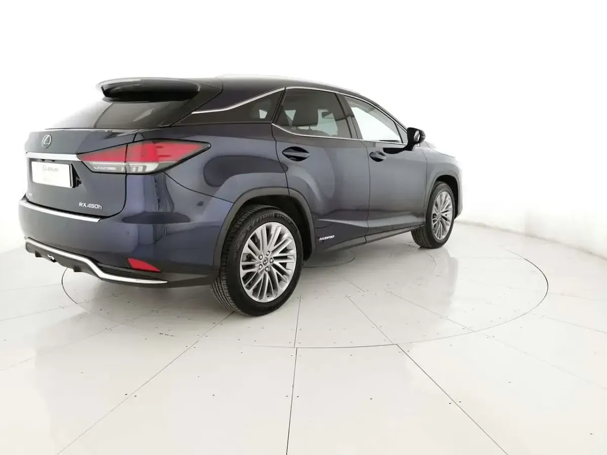 Usata Lexus RX450h Luxury Line 313 CV (230 kW) 2022 Blu/azzurro SUV