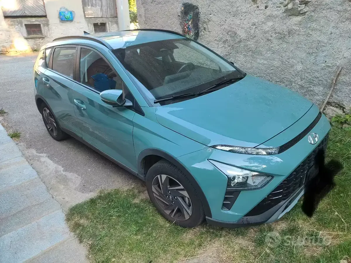 Usata Hyundai Bayon 79 CV (58 kW) 2024 Verde SUV