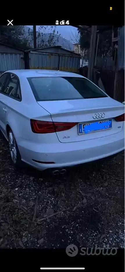 Usata Audi A3 150 CV (110 kW) 2014 Bianco Berlina