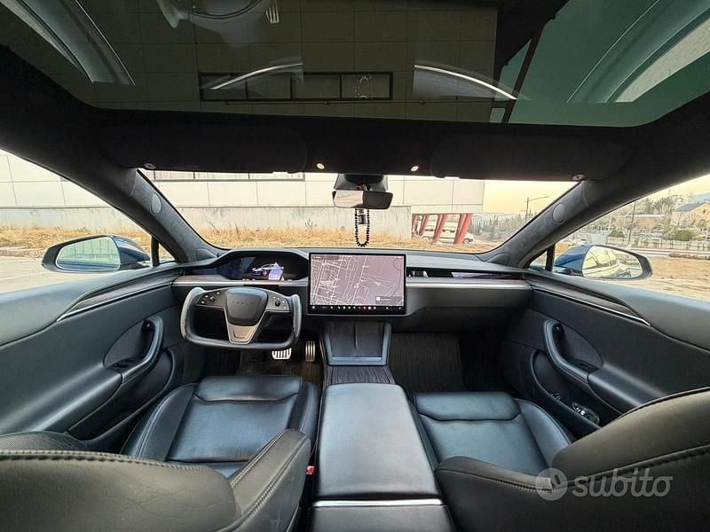 Usata Tesla Model S Plaid 14 kW (20 CV) 2021 Blu Utilitaria