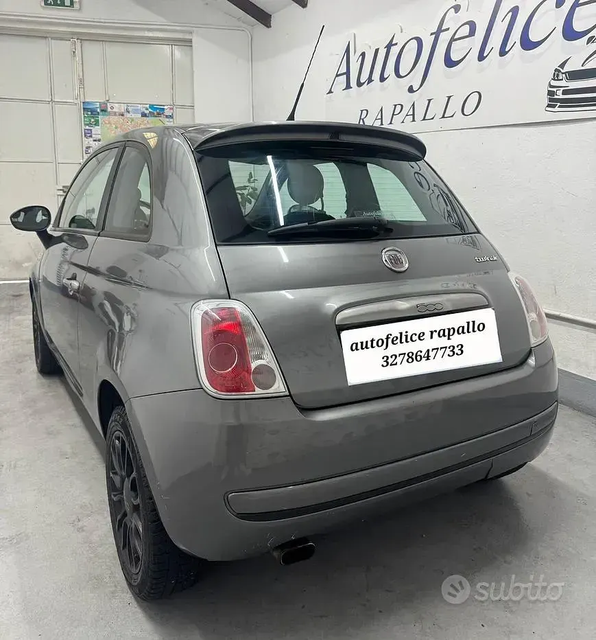 Usata Fiat 500 85 CV (62 kW) 2011 Grigio Berlina