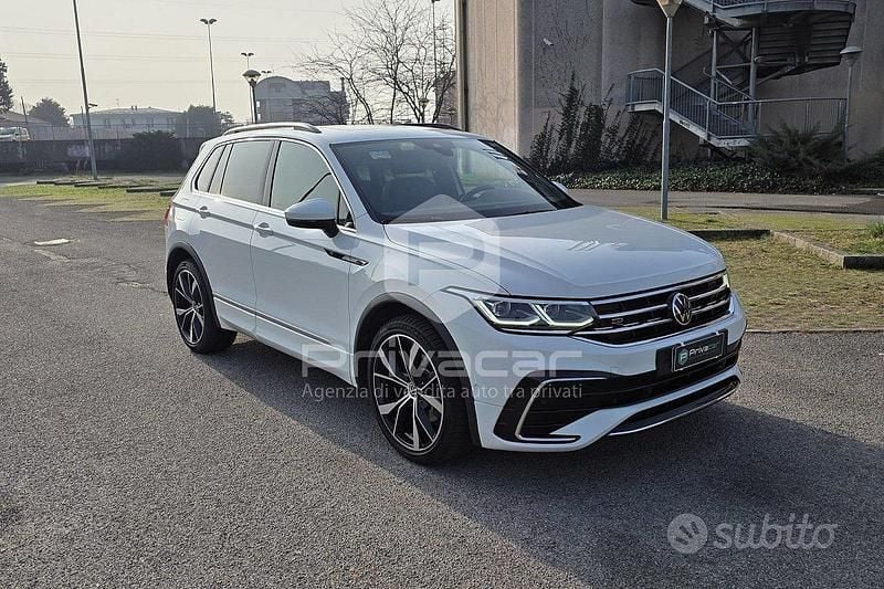 Usata VW Tiguan R 200 CV (147 kW) 2023 Bianco SUV