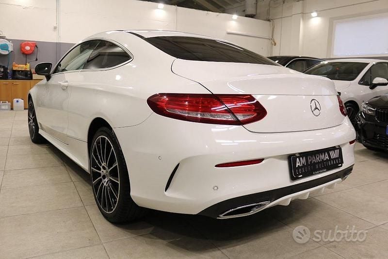 Usata Mercedes C220 Premium 170 CV (125 kW) 2018 Bianco Coupé