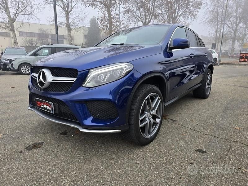 Usata Mercedes GLE350 Premium Plus 258 CV (189 kW) 2017 Blu Coupé