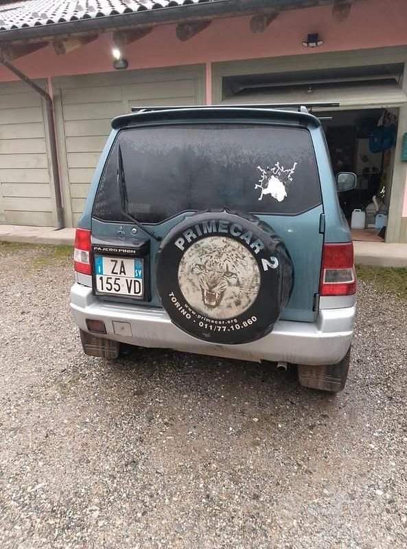 Usata Mitsubishi Pajero 120 CV (88 kW) 2004 Verde SUV