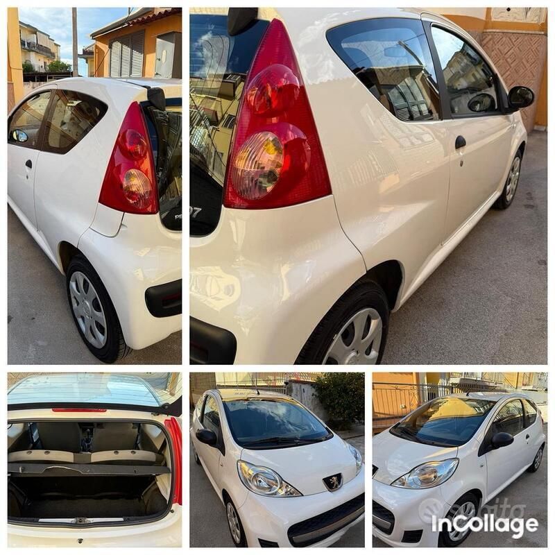 Usata Peugeot 107 Allure 68 CV (50 kW) 2009 Bianco Utilitaria