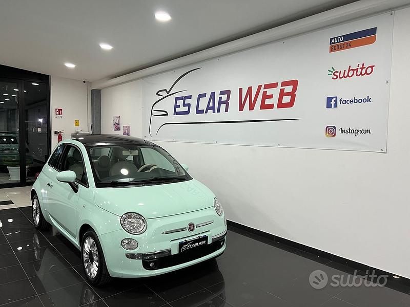 Verde Usata 2014 Fiat 500 Lounge Tre volumi | 9900 € (Buon prezzo) - Immagine 1/4