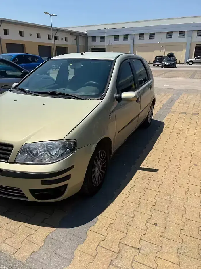 Usata Fiat Punto 69 CV (50 kW) 2005 Verde Utilitaria