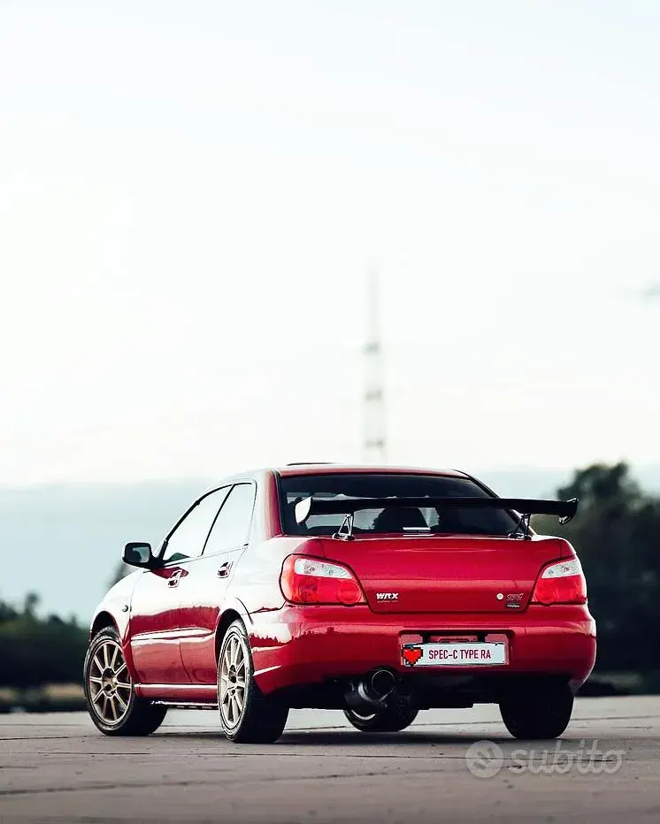 Usata Subaru Impreza 280 CV (205 kW) 2004 Rosso Berlina
