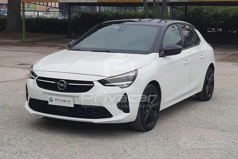 Usata Opel Corsa GS Line 101 CV (74 kW) 2020 Bianco Utilitaria
