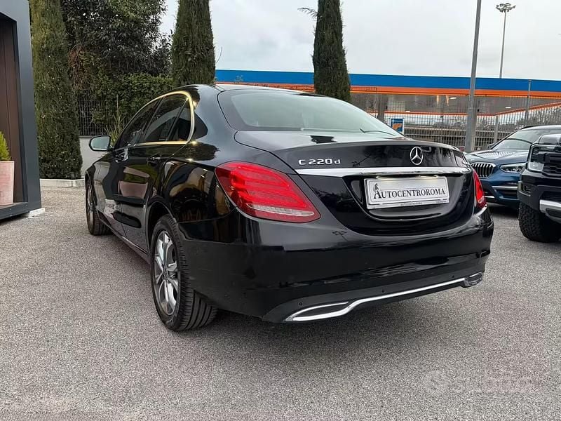 Usata Mercedes C220 Premium 170 CV (125 kW) 2018 Nero Berlina