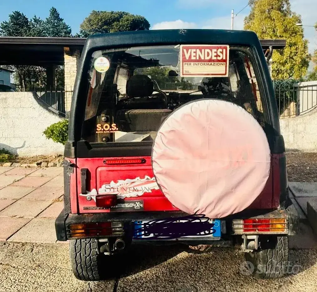 Usata Suzuki Samurai 1989 Rosso SUV
