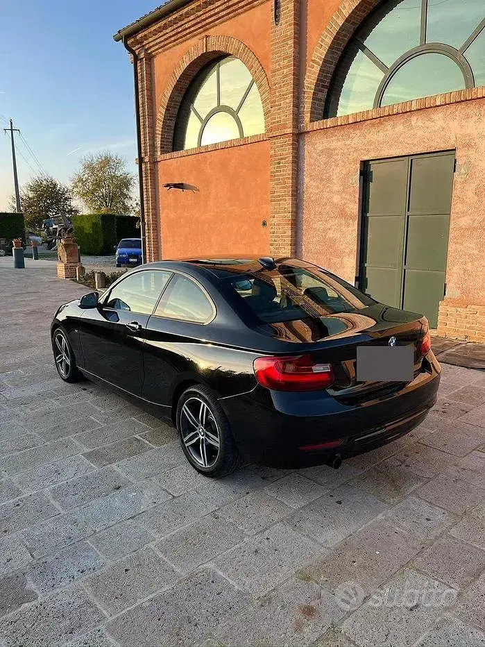 Usata BMW 220 Performance 184 CV (135 kW) 2014 Nero Coupé