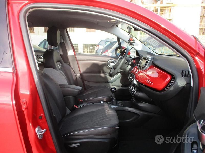 Usata Fiat 500X Lounge 120 CV (88 kW) 2016 Rosso SUV