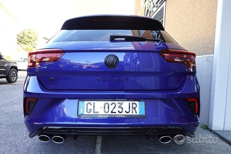 Usata VW T-Roc R 300 CV (220 kW) 2021 Blu metallizzato SUV