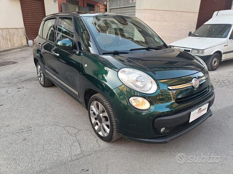Usata Fiat 500L Lounge 85 CV (62 kW) 2015 Verde Monovolume