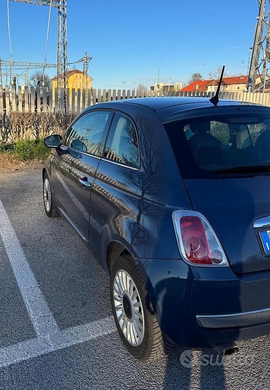Usata Fiat 500 95 CV (69 kW) 2014 Blu Utilitaria