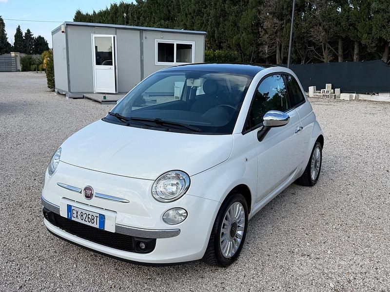 Usata Fiat 500 Lounge 69 CV (50 kW) 2014 Bianco Berlina