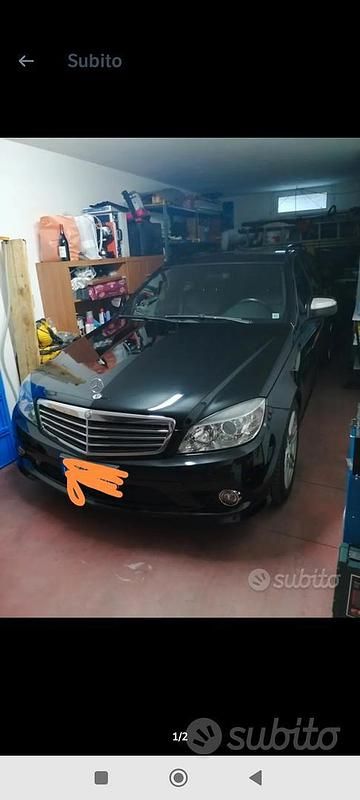 Usata Mercedes C220 170 CV (125 kW) 2009 Nero Station wagon