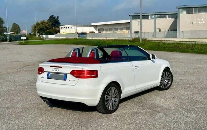 Usata Audi A3 Cabriolet 140 CV (102 kW) 2009 Bianco Cabrio