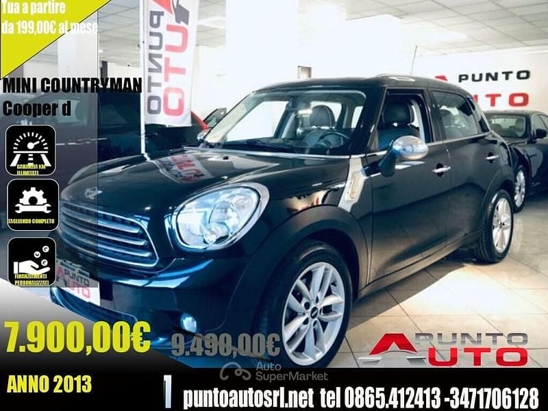 Usata Mini Cooper D Countryman 111 CV (81 kW) 2013 Nero SUV