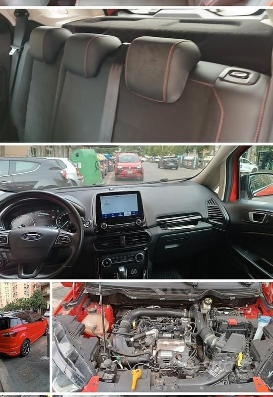Usata Ford Ecosport ST-Line 100 CV (73 kW) 2020 Rosso SUV