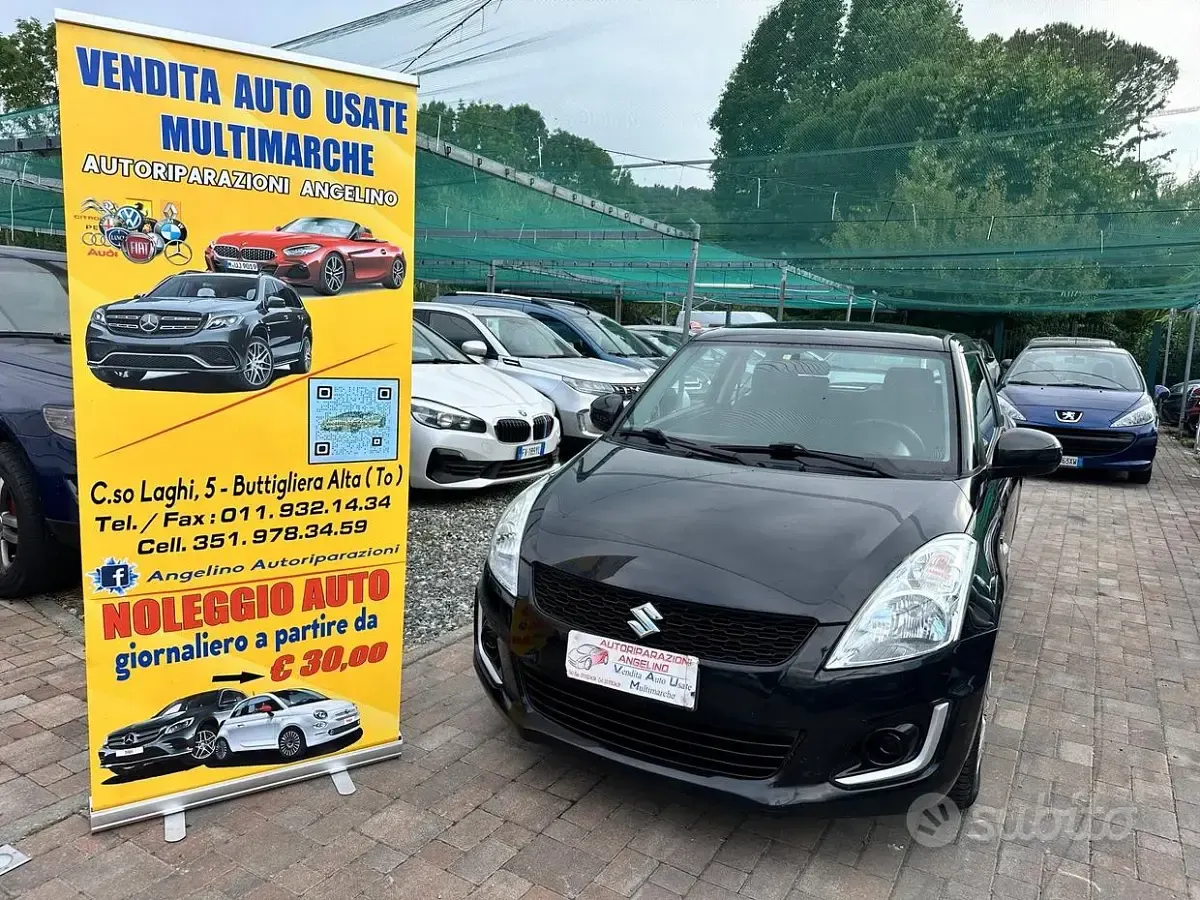Usata Suzuki Swift 75 CV (55 kW) 2014 Nero Utilitaria