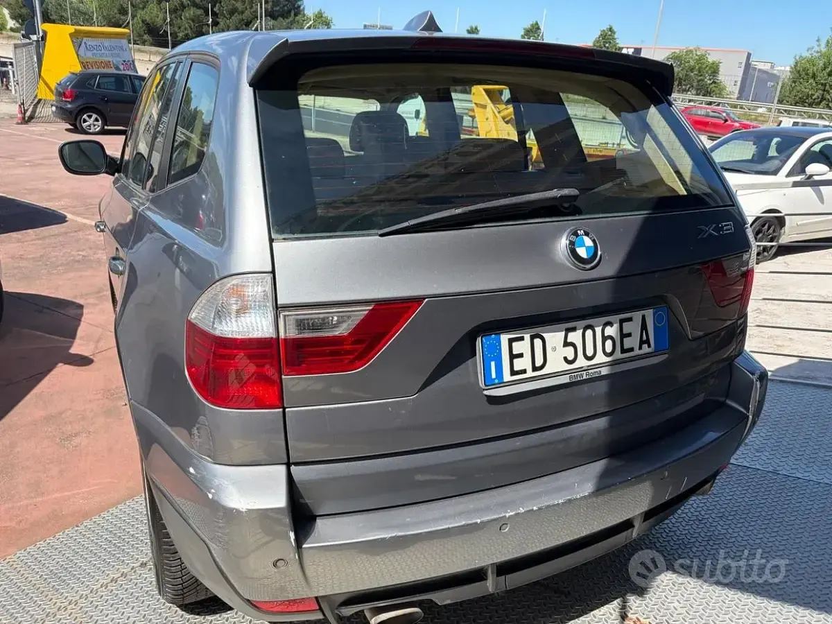 Usata BMW X3 Efficient Dynamics 177 CV (130 kW) 2010 Grigio SUV