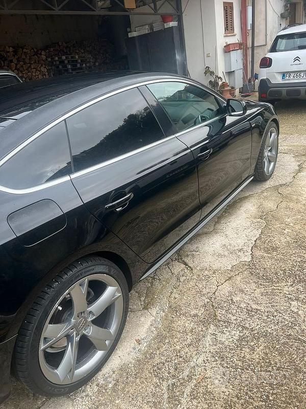Usata Audi A5 S-Line 177 CV (130 kW) 2014 Nero Berlina
