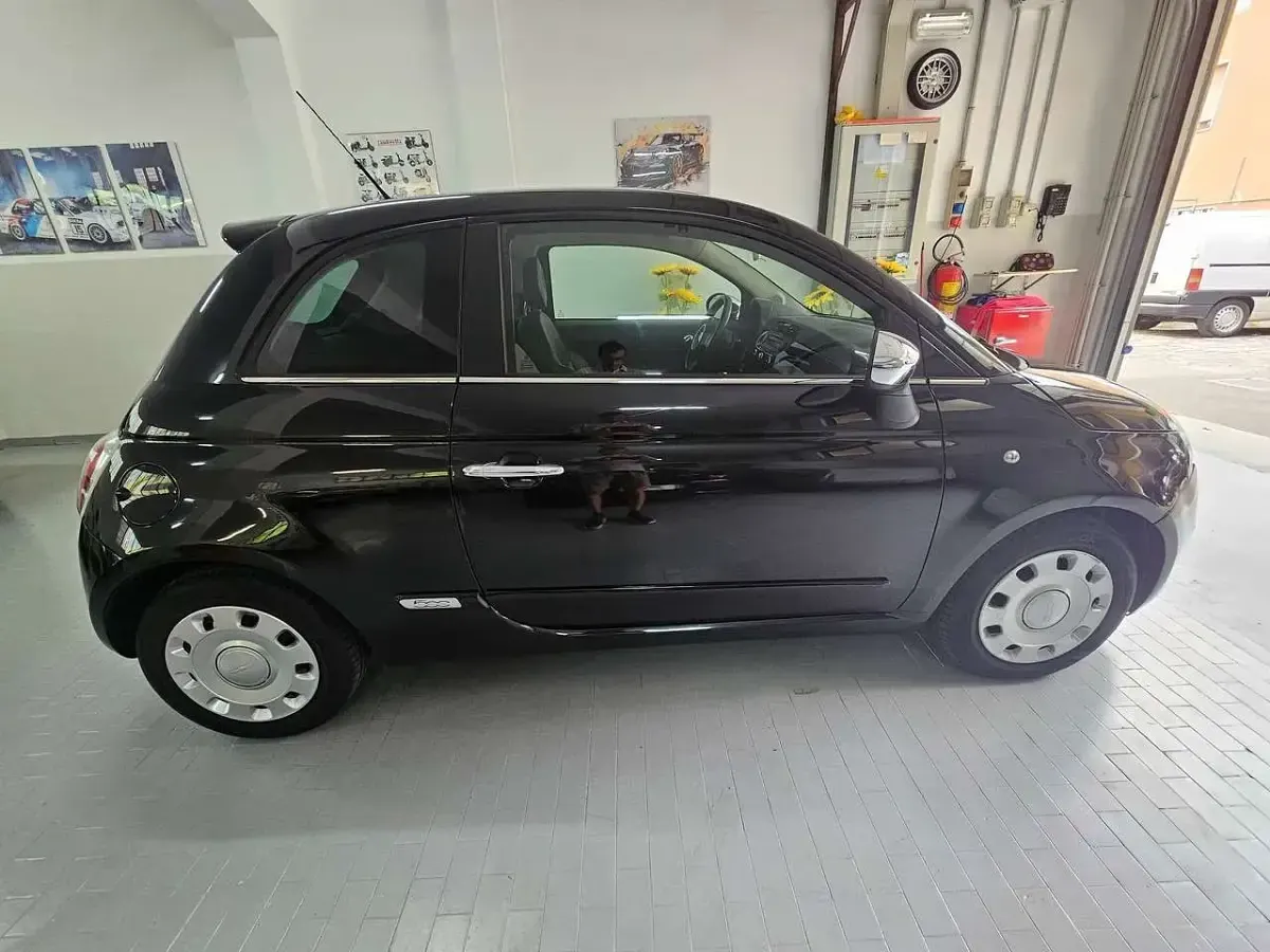 Usata Fiat 500 Lounge 69 CV (50 kW) 2009 Nero Cabrio