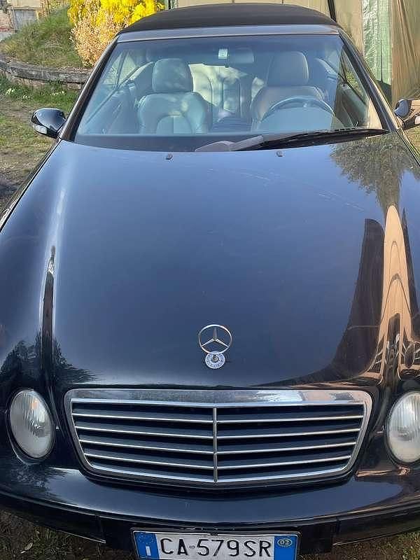 Usata Mercedes CLK200 Elegance 163 CV (119 kW) 2002 Nero Cabrio