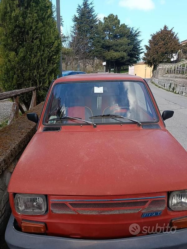 Usata Fiat 126 25 CV (18 kW) 1990 Rosso Utilitaria