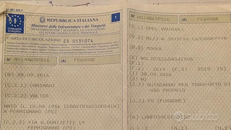 Nero Usata 2016 Opel Mokka SUV | 5000 € (Super prezzo) - Immagine 1/1