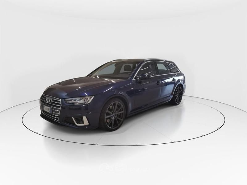 Usata Audi A4 S-Line 245 CV (180 kW) 2019 Blu Station wagon