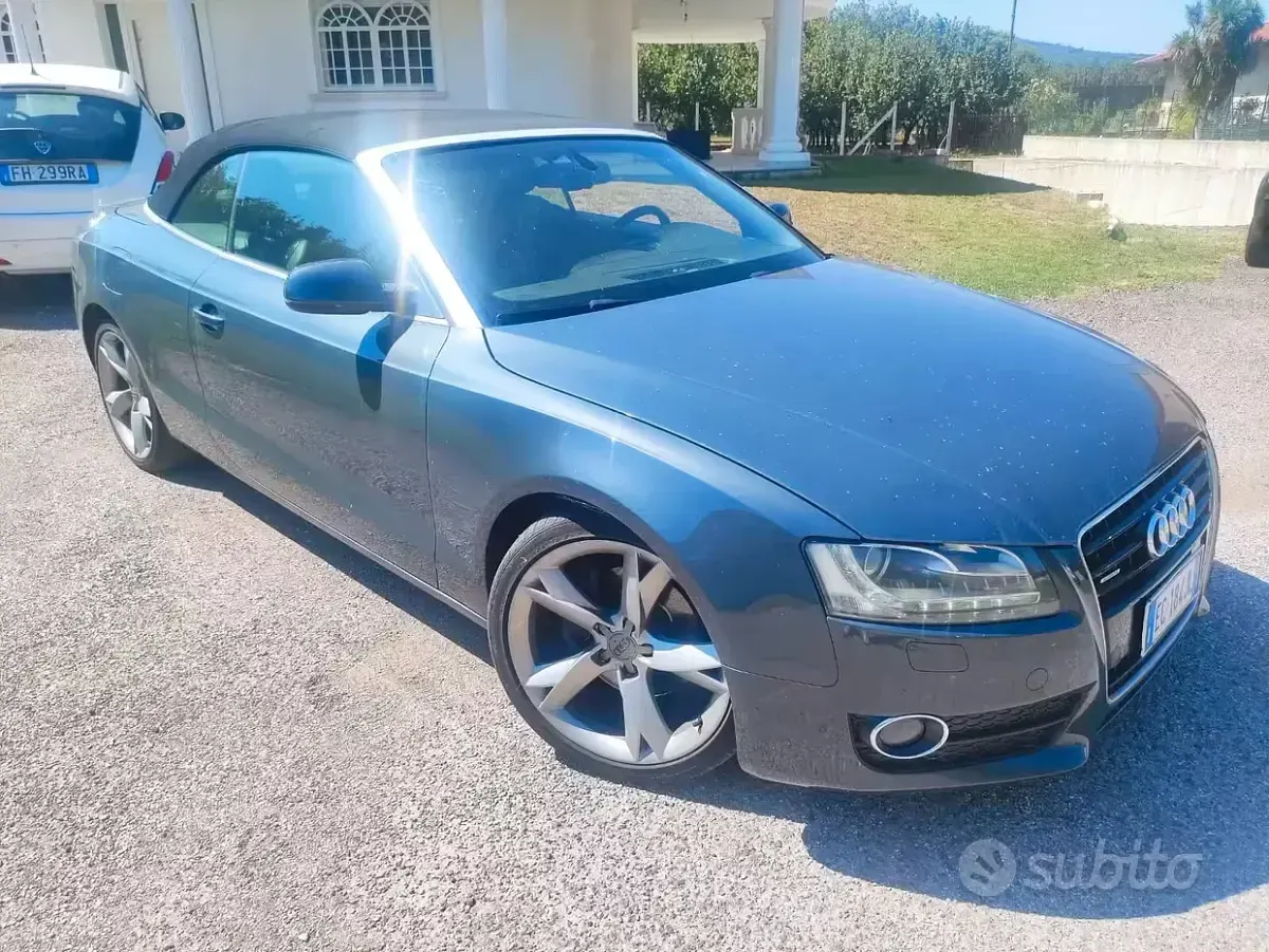 Usata Audi A5 Cabriolet 239 CV (175 kW) 2010 Bluazzurro Cabrio