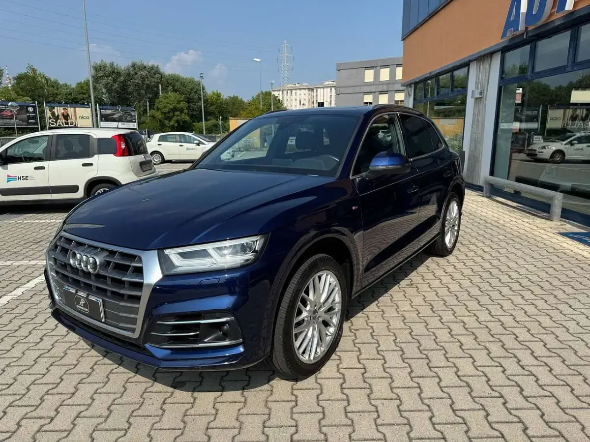 Usata Audi Q5 S-line plus 286 CV (210 kW) 2019 Blu tanzanite SUV