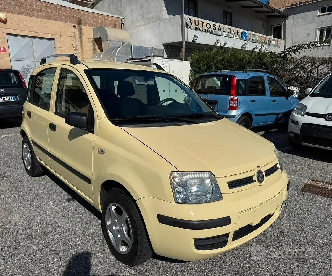 Usata Fiat Panda Dynamic 54 CV (39 kW) 2009 Giallo Utilitaria