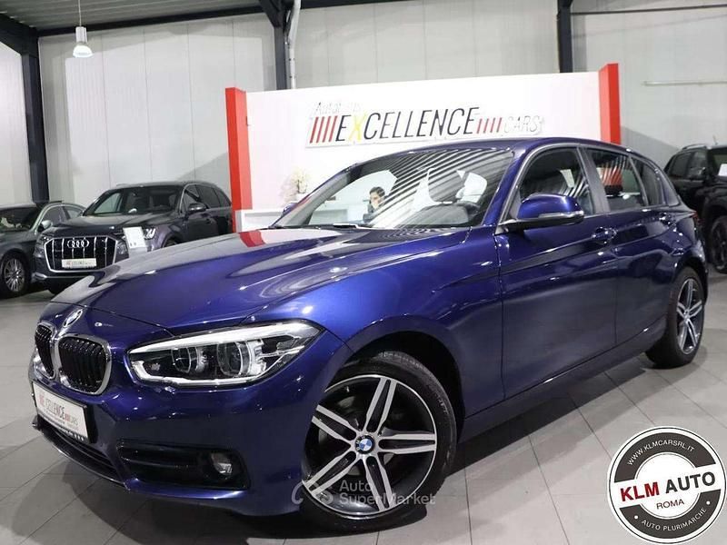 Blu Usata 2018 BMW 118 Sport Line Utilitaria | 11.900 € (Super prezzo) - Immagine 1/4