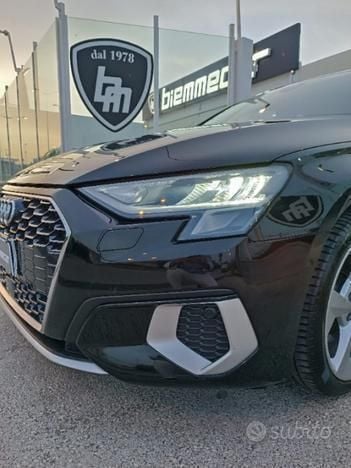 Usata Audi A3 Advanced 116 CV (85 kW) 2021 Nero metallizzato Berlina