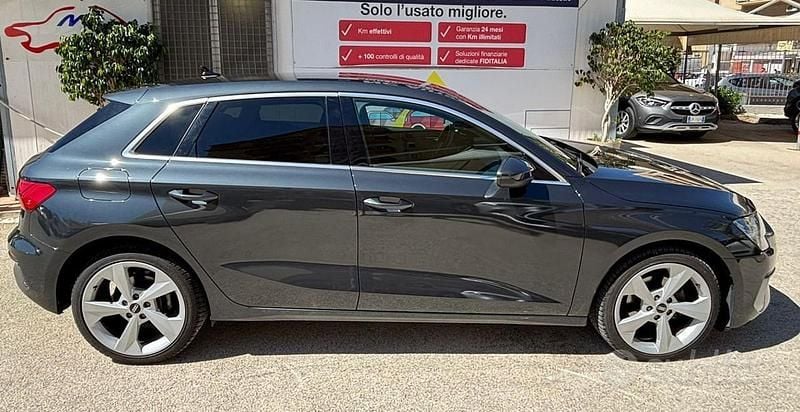 Usata Audi A3 Advanced 150 CV (110 kW) 2022 Grigio Berlina