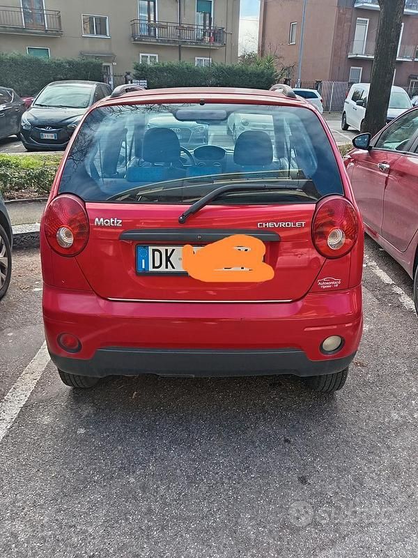 Usata Chevrolet Matiz 2007 Rosso Utilitaria