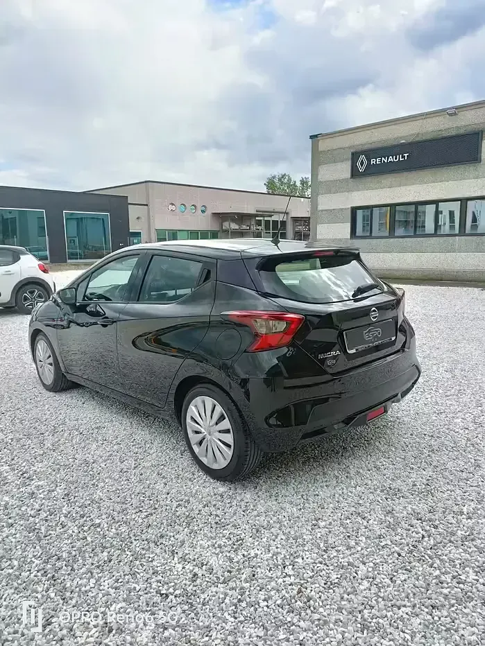 Usata Nissan Micra Visia+ 90 CV (66 kW) 2018 Nero Utilitaria